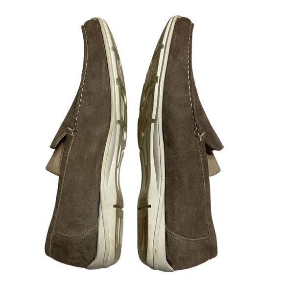 Taryn Rose Taupe Nubuck Suede Driving Loafers size 43.5 or 10.5 Men’s